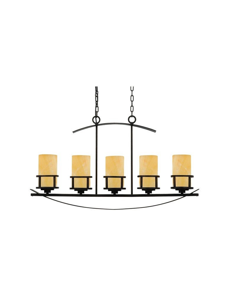 Pendant lamps - Quoizel KYLE 5x100W E27 QZ/KYLE5/ISLE Pendant - product kolory-swiatla.pl 1