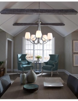 Elstead VINTNER Żyrandol E27 5x60W Nikiel FE-VINTNER5 - produkt 2