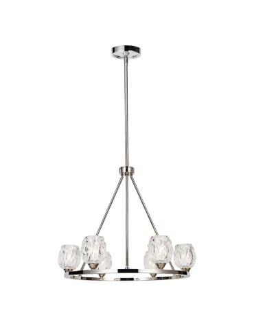 Elstead RUBIN Chandelier G9 6x3W Nickel FE-RUBIN6