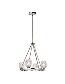 Elstead RUBIN Chandelier G9 4x3W Nickel FE-RUBIN4