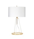 Table lamps with lampshade - Elstead FERRARA Table Lamp E27 1x60W Gold FERRARA-TL-WPG. - product 2