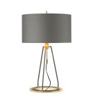 Table lamps with lampshade - Elstead FERRARA Table Lamp E27 1x60W Gold FERRARA-TL-GPG - product 1