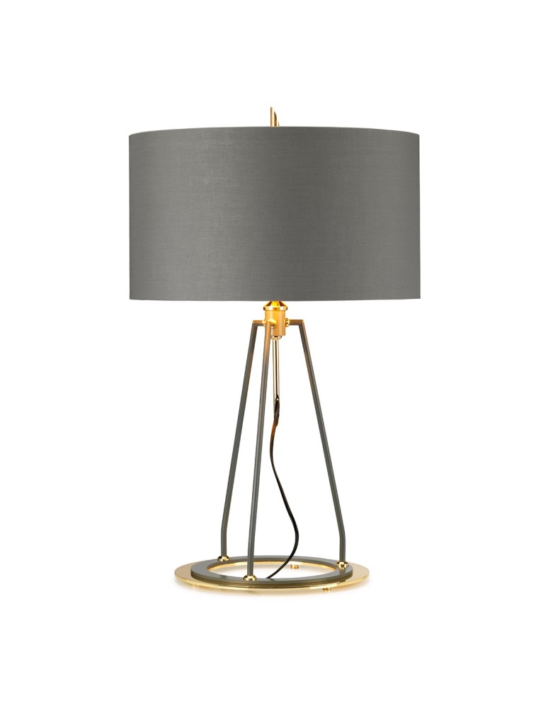 Table lamps with lampshade - Elstead FERRARA Table Lamp E27 1x60W Gold FERRARA-TL-GPG - product kolory-swiatla.pl 1