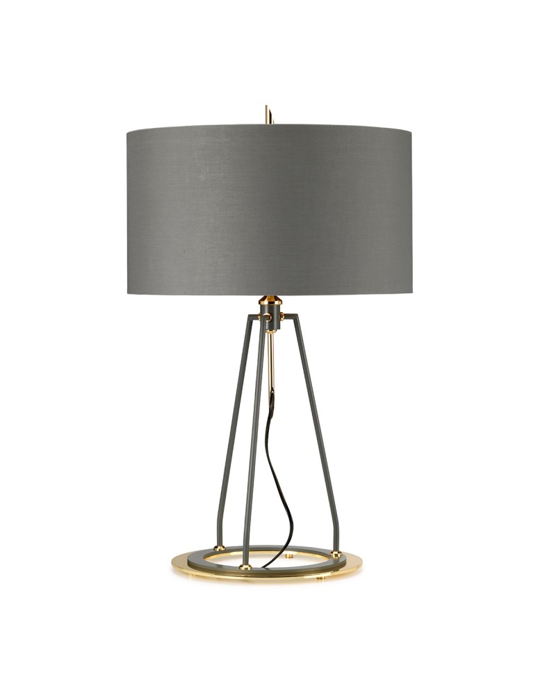 Table lamps with lampshade - Elstead FERRARA Table Lamp E27 1x60W Gold FERRARA-TL-GPG - product kolory-swiatla.pl 2