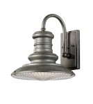 Outdoor wall lamps - Elstead REDDING STATION Wall lamp E27 1x100W IP44 Chrome FE-REDDING2-M-TN - product 1
