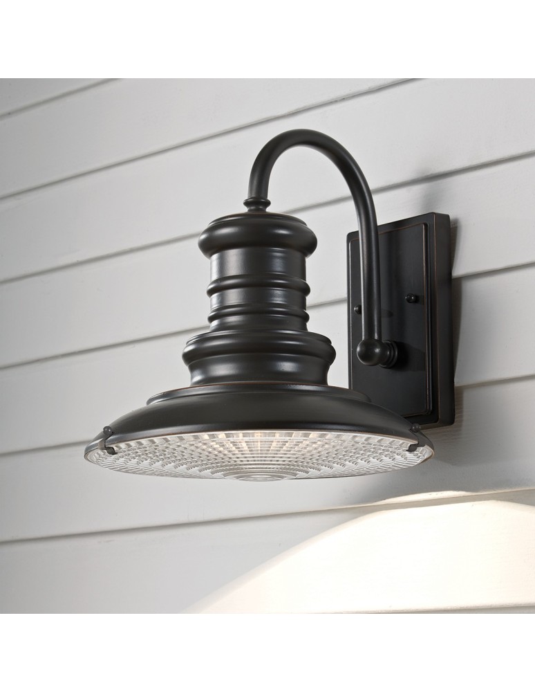 Outdoor wall lamps - Elstead REDDING STATION Wall lamp E27 1x100W IP44 Brown FE-REDDING2-M-RB - product kolory-swiatla.pl 2