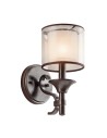 Kichler LACEY 1x60W E14 KL/LACEY1 MB Wall lamp.