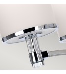 Chandelier with lampshade - Elstead PROSPECT PARK Chandelier E27 5x60W Nickel/Chrome FE-PROSPECT-PARK5 - product 2