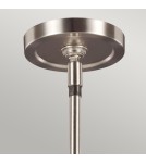 Chandelier with lampshade - Elstead PROSPECT PARK Chandelier E27 3x60W Nickel/Chrome FE-PROSPECT-PARK-3P - product 2