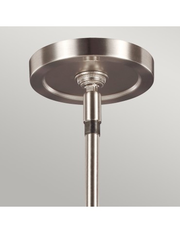 Elstead PROSPECT PARK Chandelier E27 3x60W Nickel/Chrome FE-PROSPECT-PARK-3P - product 2