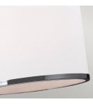 Chandelier with lampshade - Elstead PROSPECT PARK Chandelier E27 3x60W Nickel/Chrome FE-PROSPECT-PARK-3P - product 5