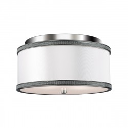 Elstead PAVE Plafon E27 2x60W Nikiel FE-PAVE-F-S
