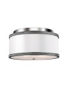 Elstead PAVE Plafond E27 2x60W Nickel FE-PAVE-F-S