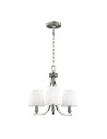 Elstead PAVE Chandelier E14 3x60W Nickel FE-PAVE3