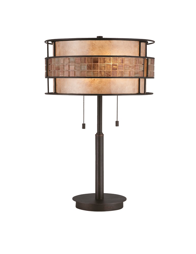 Classic table lamps - Quoizel LAGUNA 2x60W E27 QZ/LAGUNA/TL Table lamp - product kolory-swiatla.pl 1