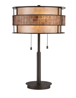 Quoizel LAGUNA 2x60W E27 QZ/LAGUNA/TL Table lamp