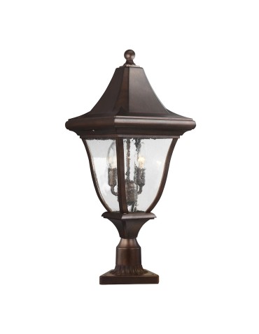 Elstead OAKMONT Outdoor Standing E14 3x60W IP44 Brown FE-OAKMONT3-M.
