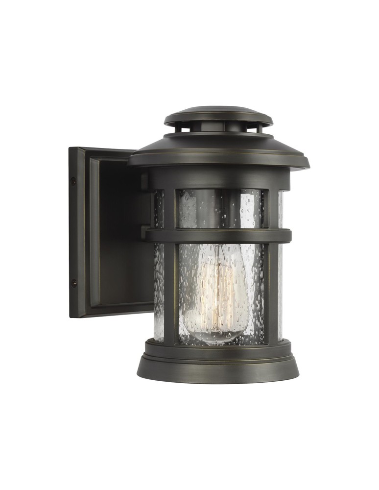 Outdoor wall lamps - Elstead NEWPORT Wall lamp E27 1x60W IP44 Antique Bronze FE-NEWPORT-S-ANBZ - product kolory-swiatla.pl 1
