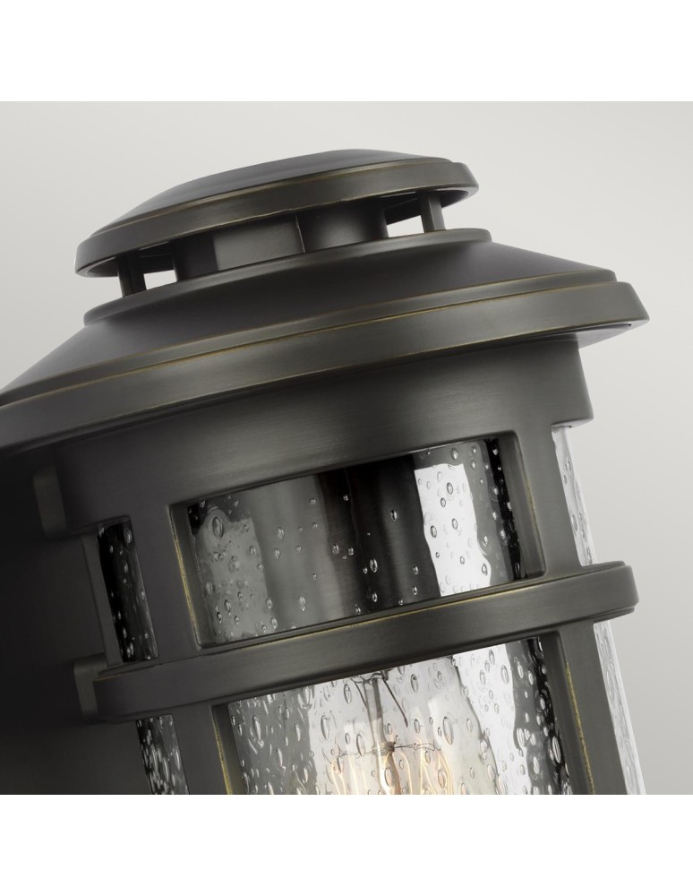 Outdoor wall lamps - Elstead NEWPORT Wall lamp E27 1x60W IP44 Antique Bronze FE-NEWPORT-S-ANBZ - product kolory-swiatla.pl 2