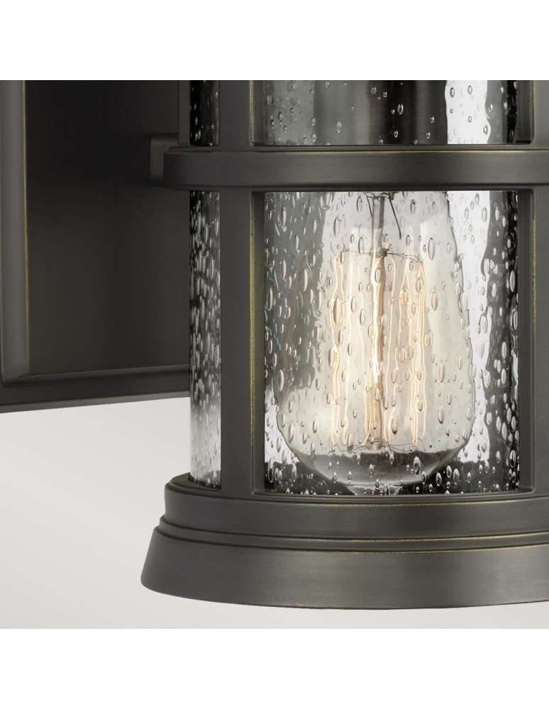 Outdoor wall lamps - Elstead NEWPORT Wall lamp E27 1x60W IP44 Antique Bronze FE-NEWPORT-S-ANBZ - product kolory-swiatla.pl 3