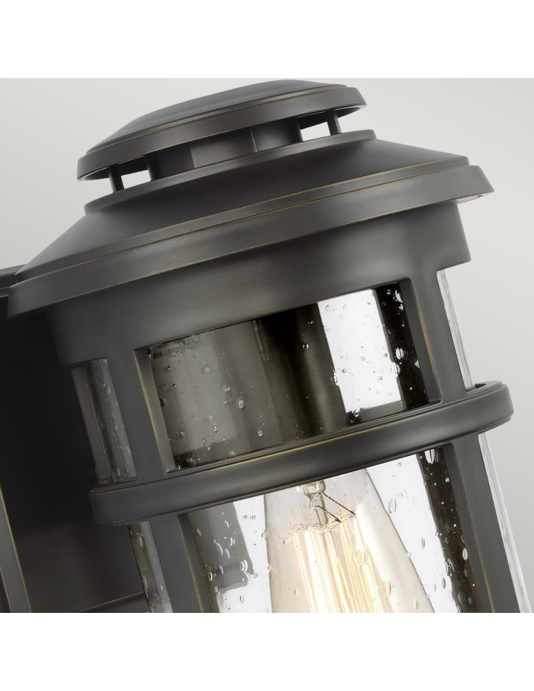 Outdoor wall lamps - Elstead NEWPORT Wall lamp E27 1x60W IP44 Antique Bronze FE-NEWPORT-M-ANBZ - product kolory-swiatla.pl 2