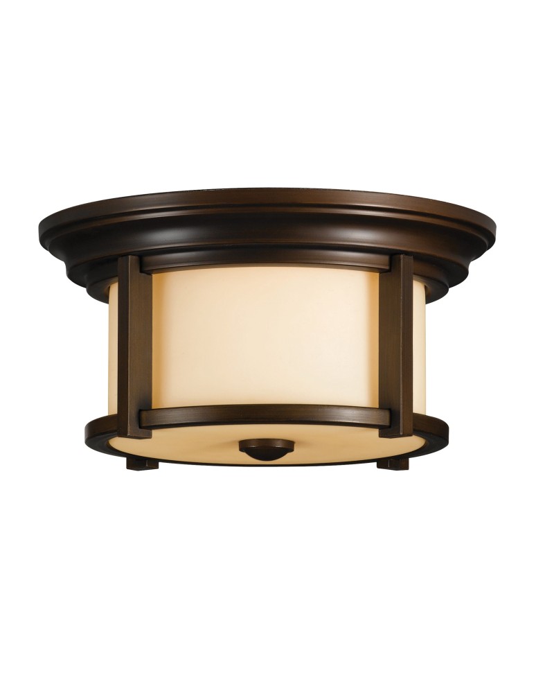 Outdoor ceiling lamps - Elstead MERRILL Plafond E27 2x60W IP44 Brown FE-MERRILL-F. - product kolory-swiatla.pl 1
