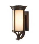 Outdoor wall lamps - Elstead MERRILL Wall lamp E27 1x100W IP44 Brown FE-MERRILL1-M - product 1