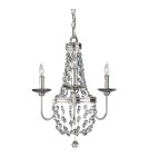 Chandeliers - Elstead MALIA Chandelier E14 3x60W Nickel FE-MALIA3 - product 1