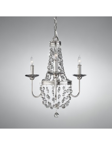 Elstead MALIA Chandelier E14 3x60W Nickel FE-MALIA3 - product 2