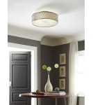 Lampy sufitowe - Elstead LUCIA Plafon E27 6x60W Srebrny FE-LUCIA-6SF-L - produkt 2