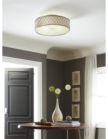 Elstead LUCIA Plafond E27 6x60W Silver FE-LUCIA-6SF-L - product 2