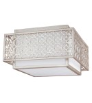 Ceiling lamps - Elstead KENNEY Plafond E27 2x60W Silver FE-KENNEY-F - product 1