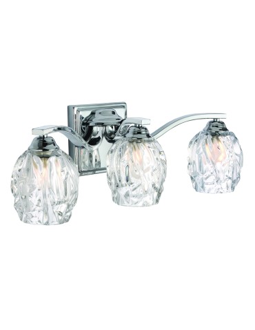 Elstead KALLI Wall lamp G9 3x3W IP44 Chrome FE-KALLI3-BATH