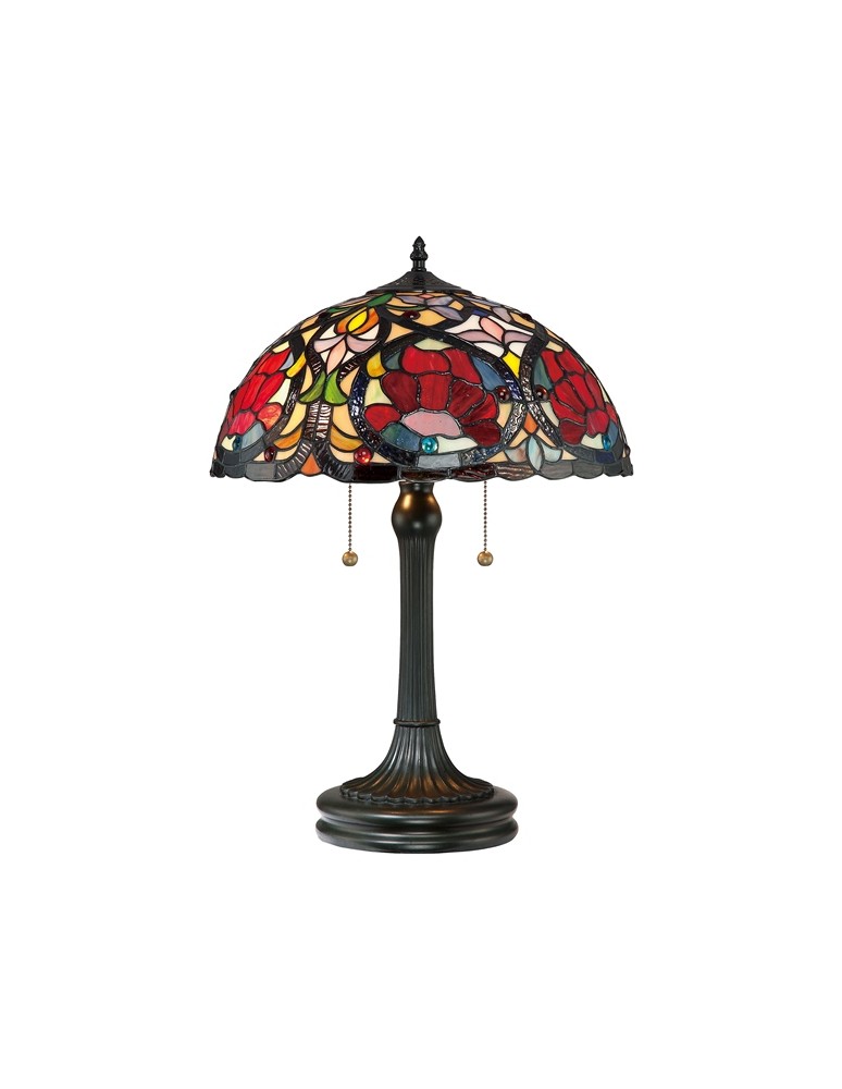 Classic table lamps - Quoizel LARISSA 2x60W E27 QZ/LARISSA/TL Table lamp - product kolory-swiatla.pl 1