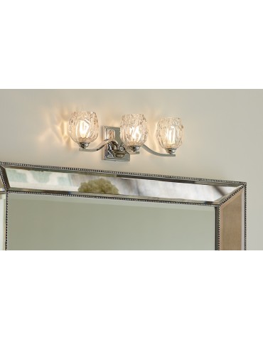 Elstead KALLI Kinkiet G9 3x3W IP44 Chrom FE-KALLI3-BATH - produkt 2