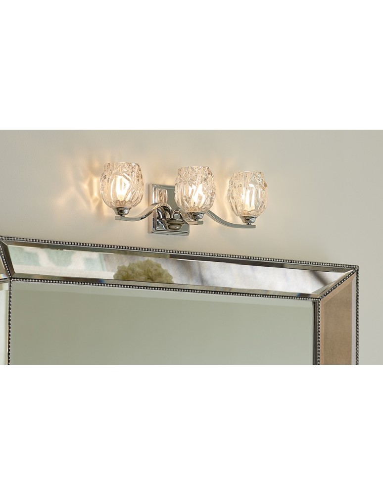 Bathroom wall lamps - Elstead KALLI Wall lamp G9 3x3W IP44 Chrome FE-KALLI3-BATH - product kolory-swiatla.pl 2