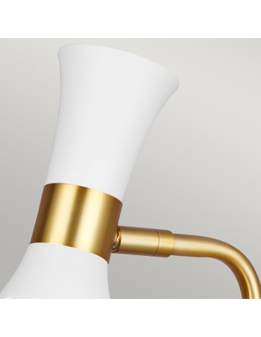 Elstead JOAN E27 Table Lamp 1x60W White/Brass FE-JOAN-TL-MW - product 2