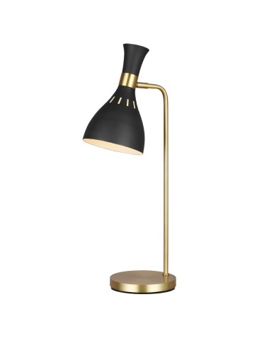 Elstead JOAN E27 Table Lamp 1x60W Black/Brass FE-JOAN-TL-MB
