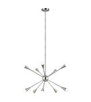 Incandescent chandeliers - Elstead JAX Chandelier G9 10x3W Nickel FE-JAX10-PN - product 1