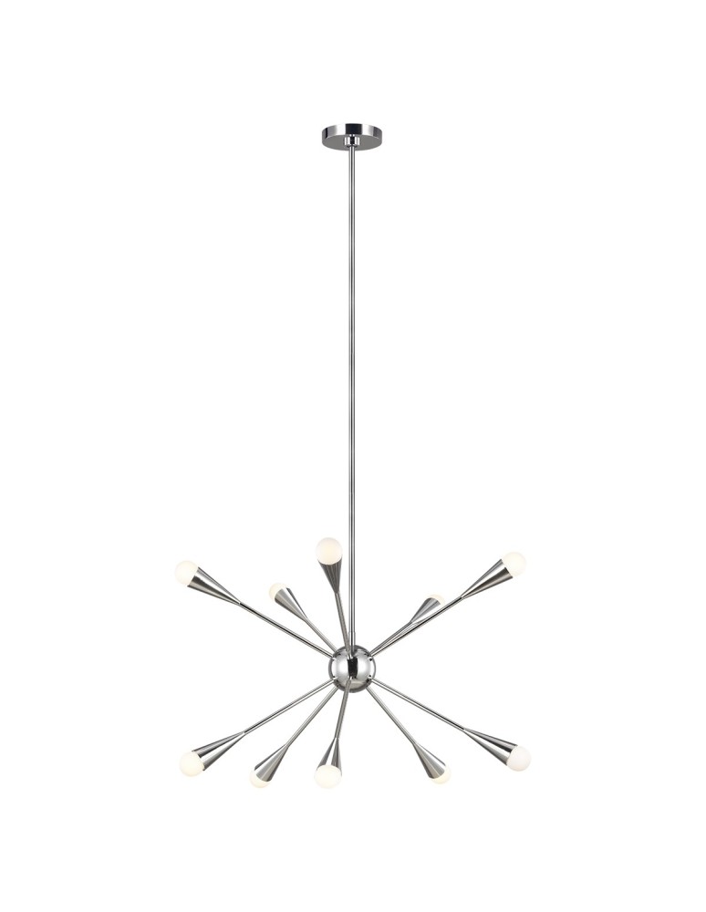 Incandescent chandeliers - Elstead JAX Chandelier G9 10x3W Nickel FE-JAX10-PN - product kolory-swiatla.pl 1