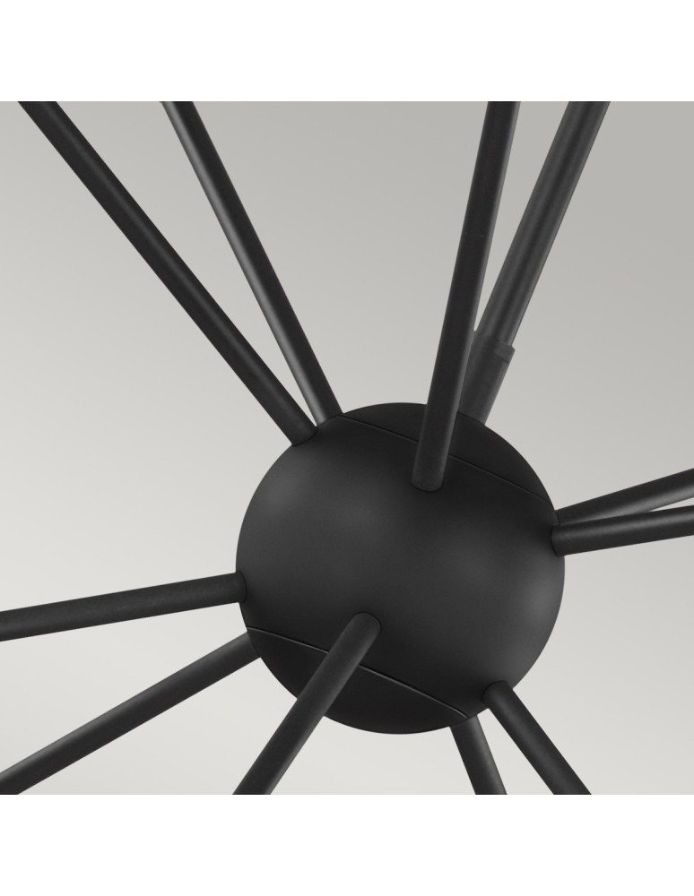 Incandescent chandeliers - Elstead JAX 10x3W G9 Chandelier Black FE-JAX10-MB - product kolory-swiatla.pl 3