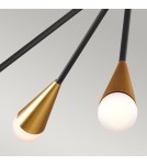 Incandescent chandeliers - Elstead JAX 10x3W G9 Chandelier Black FE-JAX10-MB - product 4