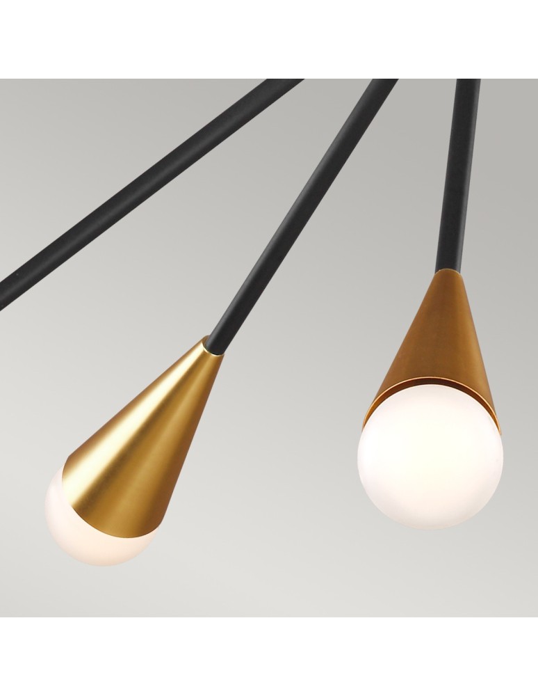 Incandescent chandeliers - Elstead JAX 10x3W G9 Chandelier Black FE-JAX10-MB - product kolory-swiatla.pl 4
