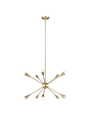 Elstead JAX Chandelier G9 10x3W Brass FE-JAX10-BB
