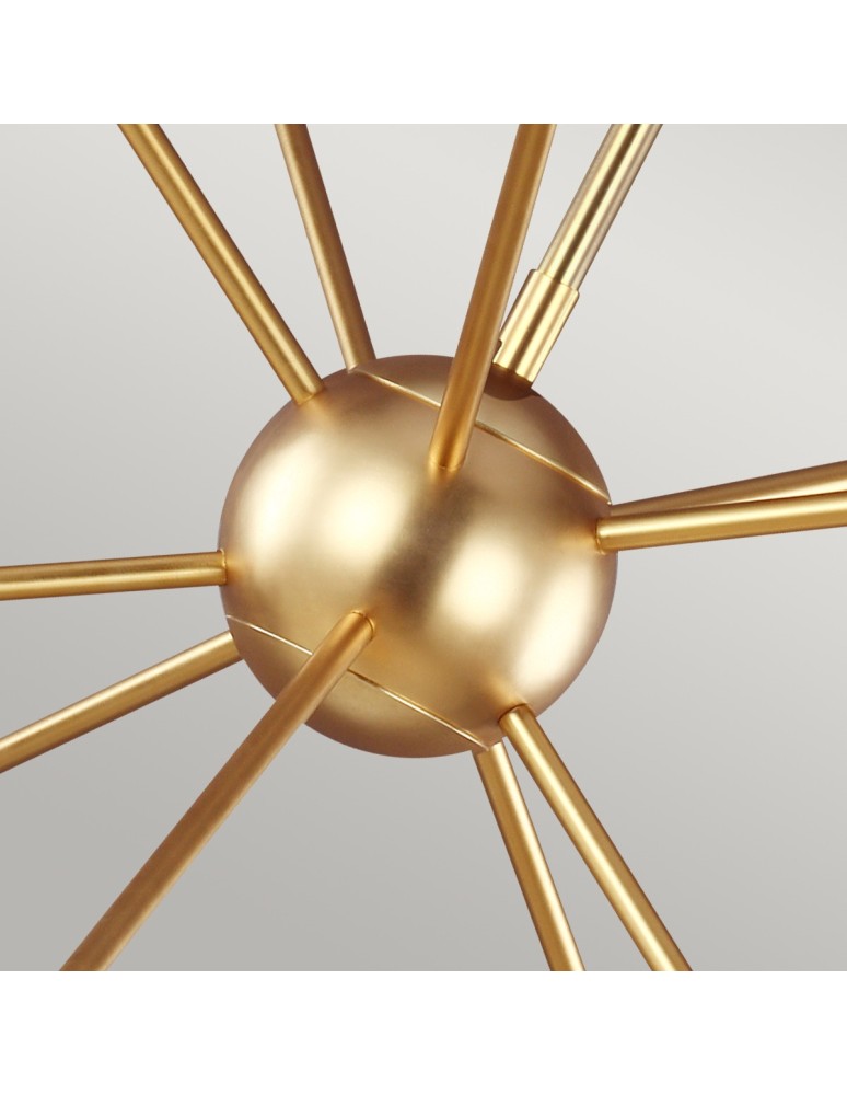 Incandescent chandeliers - Elstead JAX Chandelier G9 10x3W Brass FE-JAX10-BB - product kolory-swiatla.pl 3