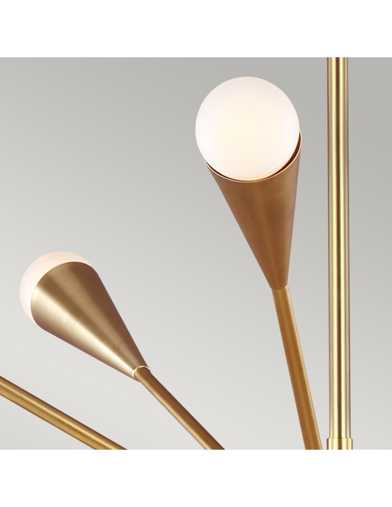 Incandescent chandeliers - Elstead JAX Chandelier G9 10x3W Brass FE-JAX10-BB - product kolory-swiatla.pl 4