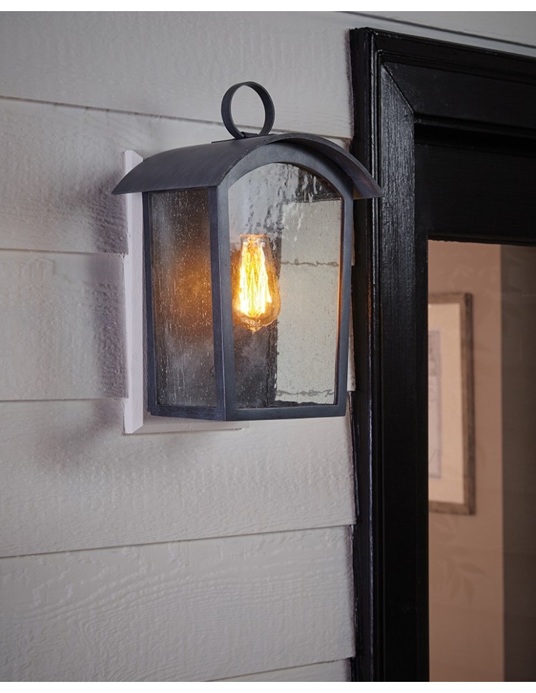 Outdoor wall lamps - Elstead HODGES Wall lamp E27 1x60W IP44 Black FE-HODGES-L - product kolory-swiatla.pl 2