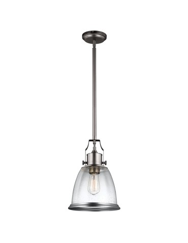 Elstead HOBSON Pendant E27 1x75W Nickel FE-HOBSON-P-M-SN
