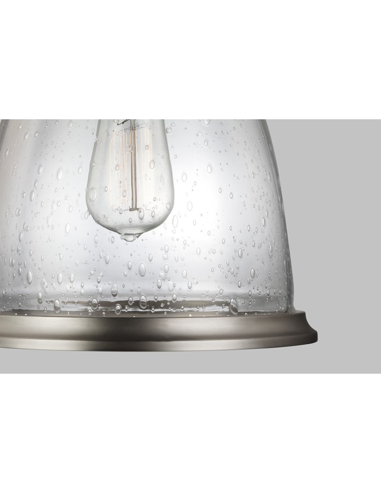 Pendant lamps - Elstead HOBSON Pendant E27 1x75W Nickel FE-HOBSON-P-M-SN - product kolory-swiatla.pl 2