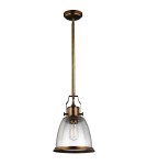 Pendant lamps - Elstead HOBSON Pendant E27 1x75W Antique Brass FE-HOBSON-P-M-AB - product 1